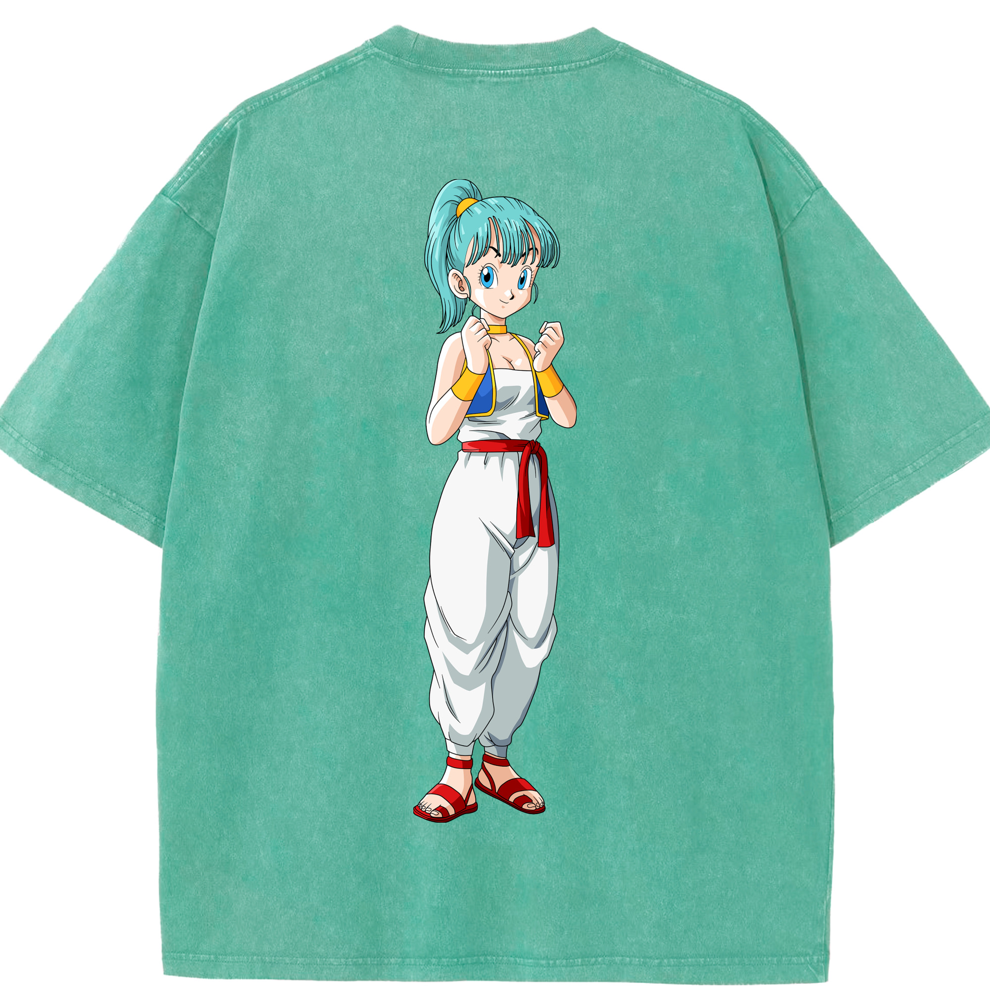 （画像用） ドラゴンボール DRAGON BALL 綿100% ヴィンテージ風 半袖Tシャツ（背面プリント）